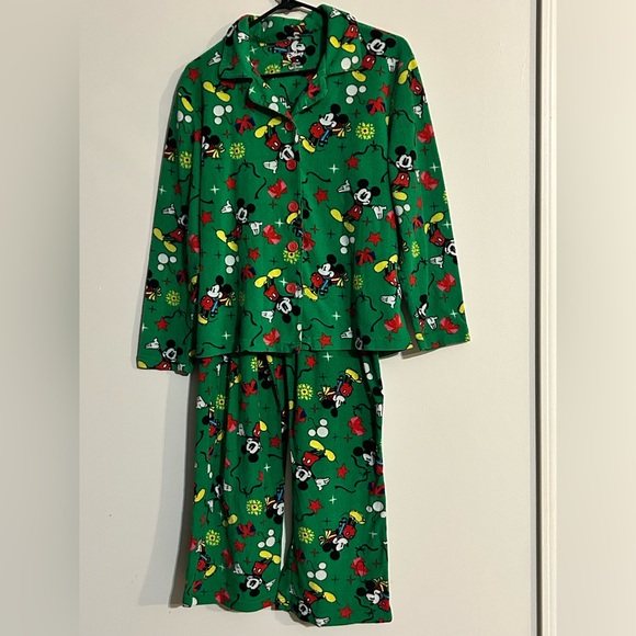 Disney Other - Disney Mickey Mouse Green Pajama Set!        Women’s size medium